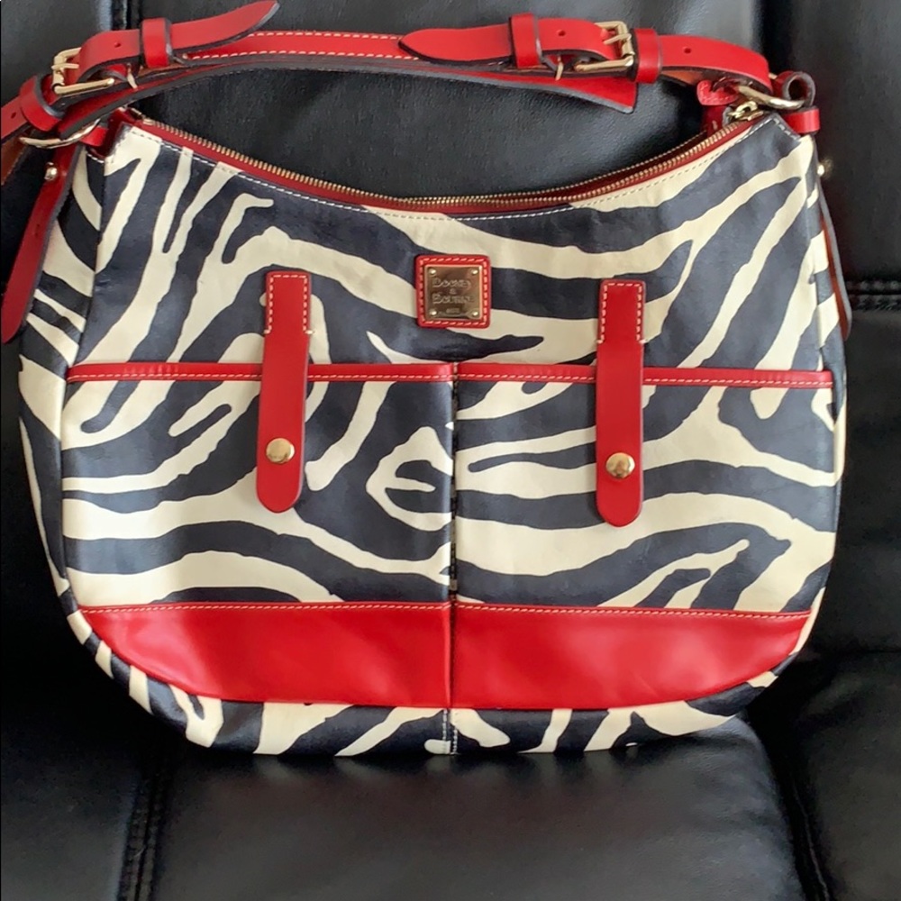 Dooney and Bourke zebra hobo